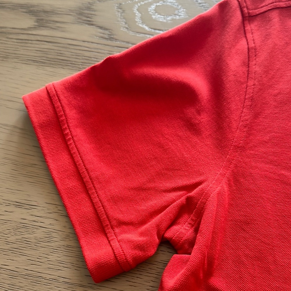 UNTUCK Classic Orange Polo Shirt - Picture 3 of 5